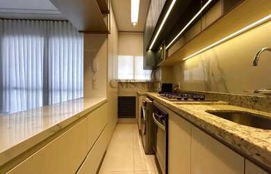 Imagem 13: Apartamento decorado e mobiliado para locação no Ed. Freedom Palhano 1 suíte, 45m² Gleba