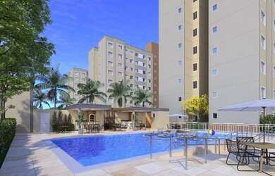 Imagem: O apartamento possui 3 Dormitórios, 2 Banheiros, 1 Vaga na