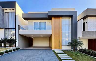 Imagem: A casa em condomínio possui 3 Dormitórios, 4 Banheiros, 4