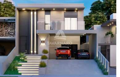 Imagem: A casa em condomínio possui 3 Dormitórios, 1 Banheiro, 2 Vagas