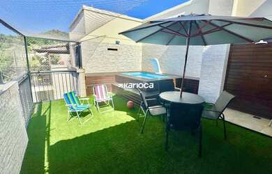 Imagem: O apartamento na cobertura possui 3 Dormitórios, 2 Banheiros