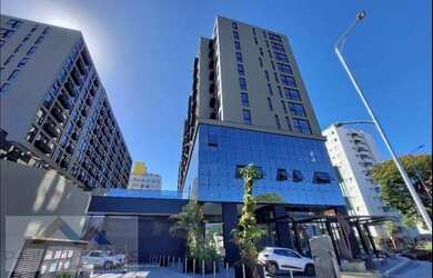 Imagem: O studio possui 1 Dormitório, 1 Banheiro e 36m² de Área e