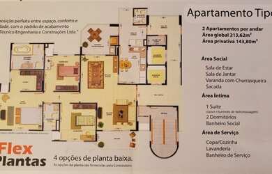 Imagem: O apartamento possui 3 Dormitórios, 3 Banheiros, 2 Vagas na