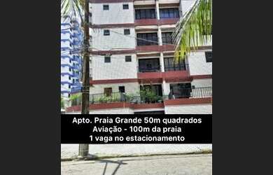 Imagem 1: Apartamento Praia Grande 50m² Bairro Aviação 100m da Praia