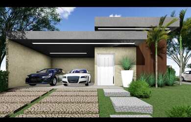 Imagem: A casa em condomínio possui 3 Dormitórios, 4 Banheiros, 4