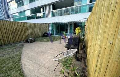 Imagem: O apartamento possui 1 Dormitório, 1 Banheiro, 2 Vagas na garagem