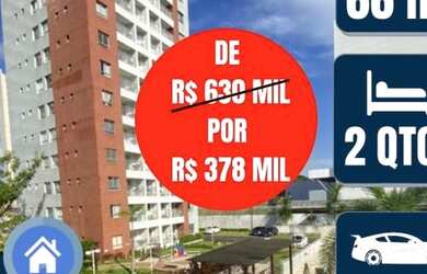 Imagem: O apartamento possui 2 Dormitórios, 3 Banheiros, 66m² de Área