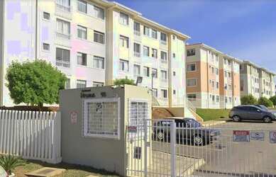 Imagem: O apartamento possui 1 Dormitório, 1 Banheiro, 1 Vaga na garagem