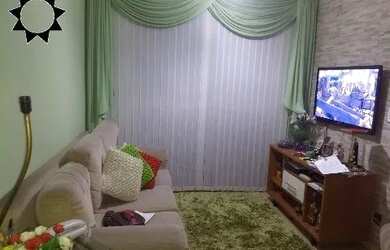 Imagem: O apartamento possui 2 Dormitórios, 1 Banheiro, 1 Vaga na garagem