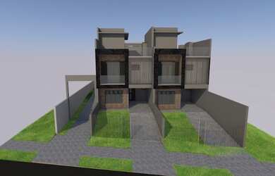 Imagem: A casa em condomínio possui 3 Dormitórios, 4 Banheiros, 2