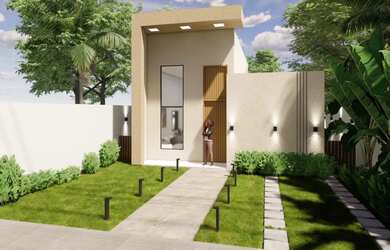 Imagem: A casa em condomínio possui 3 Dormitórios, 2 Banheiros, 2