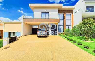 Imagem: A casa em condomínio possui 4 Dormitórios, 5 Banheiros, 4