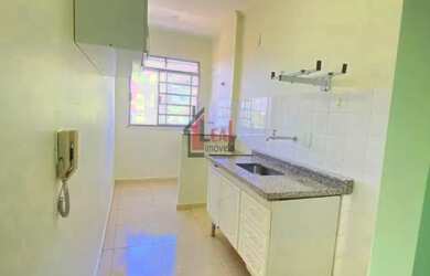 Imagem: O apartamento possui 2 Dormitórios, 1 Banheiro, 1 Vaga na garagem