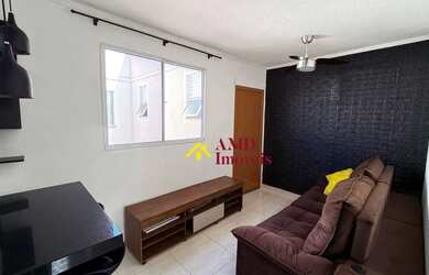 Imagem: O apartamento possui 2 Dormitórios, 1 Banheiro, 1 Vaga na garagem