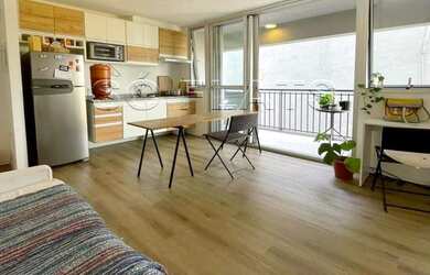 Imagem: O studio possui 1 Dormitório, 1 Banheiro, 1 Vaga na garagem