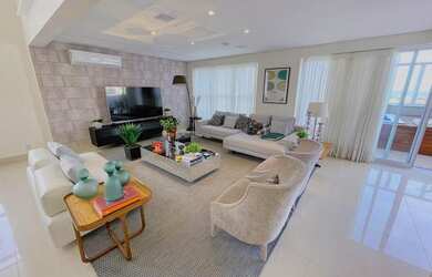 Imagem: O apartamento na cobertura possui 5 Dormitórios, 5 Banheiros