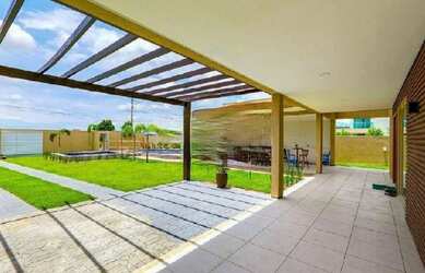 Imagem: A casa em condomínio possui 4 Dormitórios, 5 Banheiros, 5