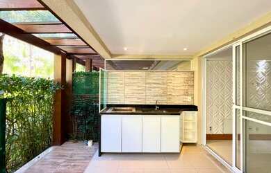 Imagem 5: Barra Village Lakes - 3Qts 125 m² Garden C/ Armarios e Pergolado de Madeira...