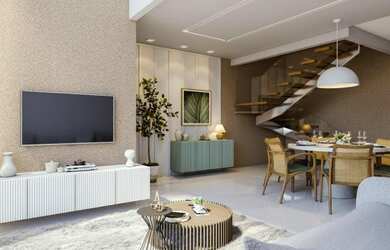 Imagem: A casa possui 3 Dormitórios, 1 Banheiro, 3 Vagas na garagem