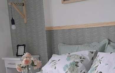 Imagem: O apartamento possui 1 Dormitório, 1 Banheiro, 1 Vaga na garagem