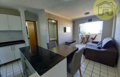 Imagem: O apartamento possui 1 Dormitório, 1 Banheiro, 1 Vaga na garagem