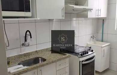 Imagem: O apartamento possui 2 Dormitórios, 1 Banheiro, 1 Vaga na garagem