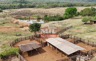 Imagem: A fazenda possui 500m² de Área e está localizado em Montes