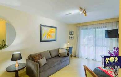 Imagem: O studio possui 1 Dormitório, 1 Banheiro, 1 Vaga na garagem