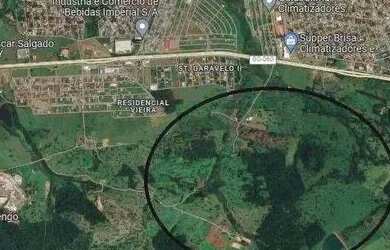 Imagem: O terreno possui 766.000m² de Área e está localizado em