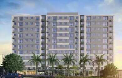 Imagem: O apartamento possui 2 Dormitórios, 1 Banheiro, 1 Vaga na garagem