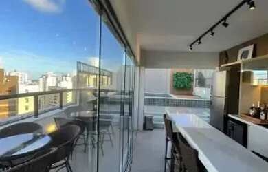 Imagem: O apartamento na cobertura possui 3 Dormitórios, 2 Banheiros