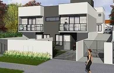 Imagem: A casa possui 3 Dormitórios, 1 Banheiro, 2 Vagas na garagem