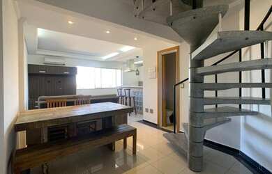 Imagem: O apartamento na cobertura possui 2 Dormitórios, 4 Banheiros