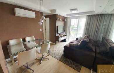 Imagem: O apartamento possui 2 Dormitórios, 1 Banheiro, 1 Vaga na garagem