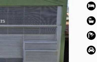 Imagem: A casa possui 4 Dormitórios, 2 Banheiros, 2 Vagas na garagem