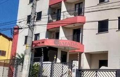 Imagem: O apartamento possui 2 Dormitórios, 1 Banheiro, 1 Vaga na garagem