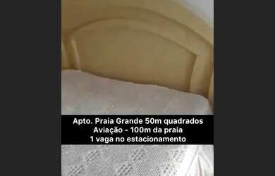Imagem 4: Apartamento Praia Grande 50m² Bairro Aviação 100m da Praia