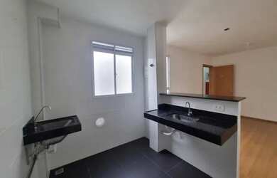 Imagem: O apartamento possui 2 Dormitórios, 1 Banheiro, 1 Vaga na garagem