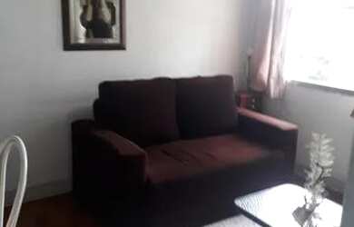 Imagem: O apartamento possui 1 Dormitório, 1 Banheiro, 1 Vaga na garagem