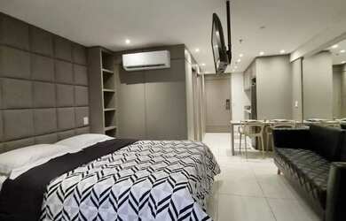 Imagem: O studio possui 1 Dormitório, 1 Banheiro, 42m² de Área, Imóvel