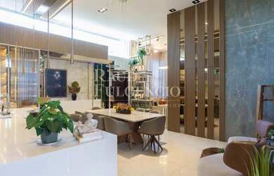 Imagem: A casa em condomínio possui 4 Dormitórios, 2 Banheiros, 3