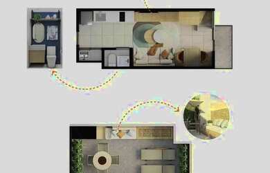 Imagem 15: Flat/Apartamentos, 23-63m2- Centro -- Barra Mansa/RJ