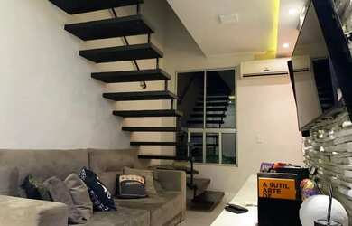 Imagem: O apartamento na cobertura possui 2 Dormitórios, 2 Banheiros