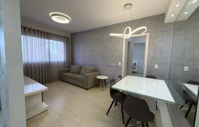 Imagem: O apartamento possui 1 Dormitório, 1 Banheiro, 1 Vaga na garagem