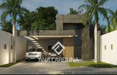 Imagem: A casa possui 4 Dormitórios, 1 Banheiro, 2 Vagas na garagem