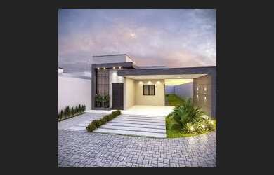 Imagem: A casa possui 4 Dormitórios, 3 Banheiros, 2 Vagas na garagem