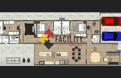 Imagem 2: Casa terrea á venda no Condomínio Club Portinari em Paulinia/SP