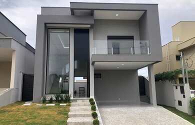 Imagem: A casa em condomínio possui 4 Dormitórios, 5 Banheiros, 2