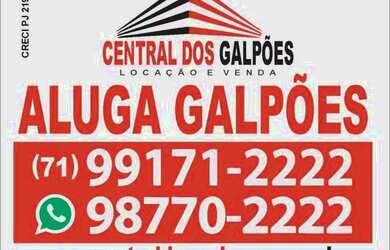 Imagem 1: Opções em Salvador de galpões em toda regiao