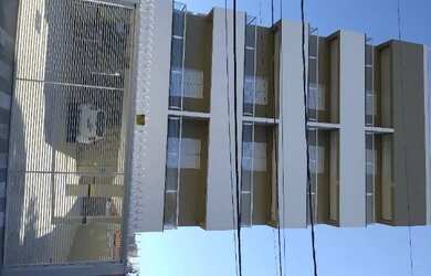 Imagem: O apartamento possui 1 Dormitório, 1 Banheiro, 1 Vaga na garagem